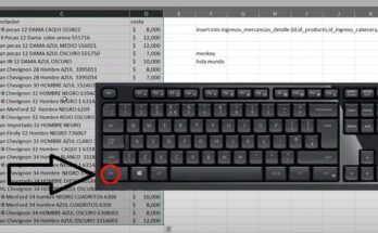 Atajos con teclas para trabajar en Excel