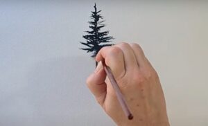 Cómo pintar arboles con pintura acrílica